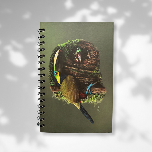 Libreta - Enigmático Tucán Orejiamarillo Clara