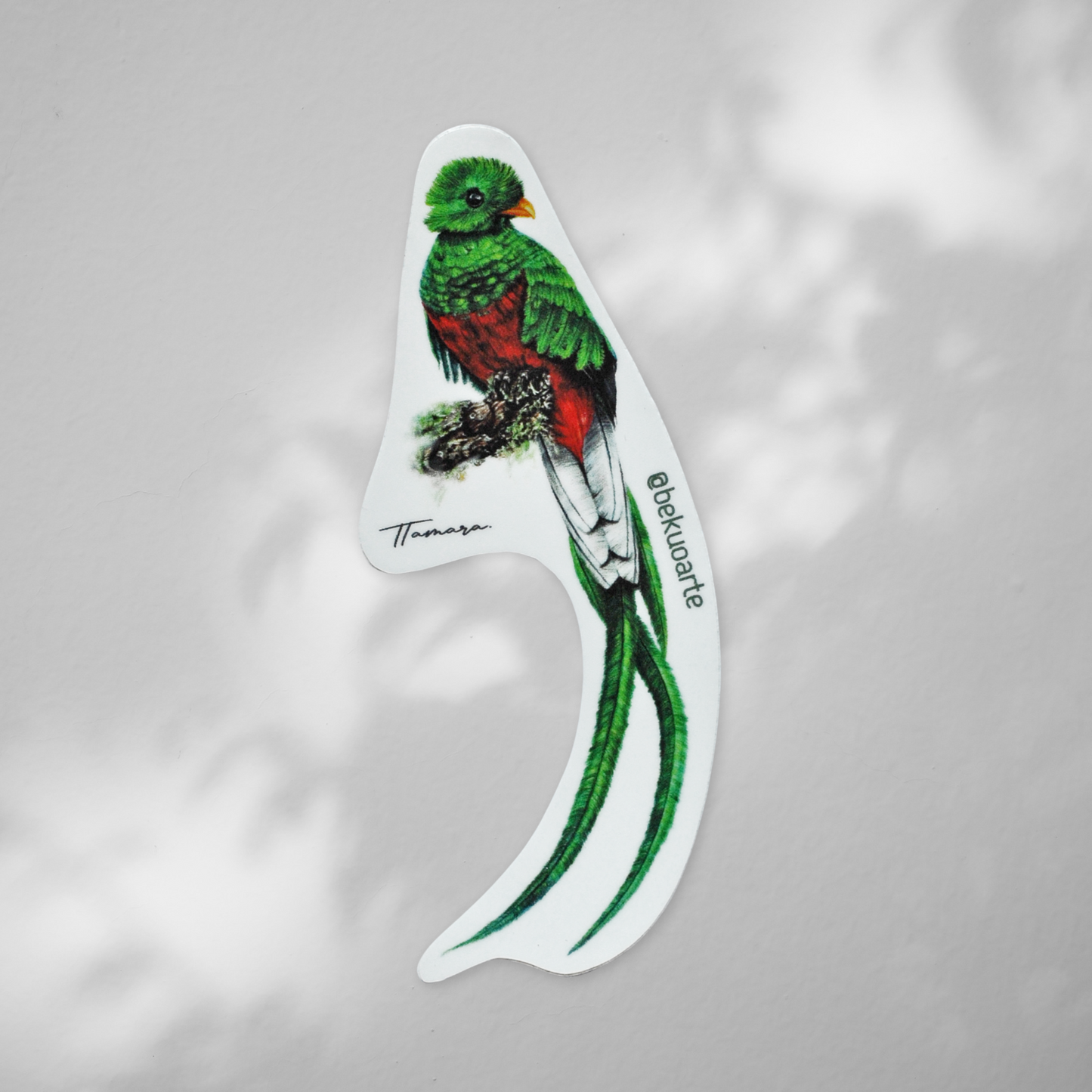 Sticker contra agua - Quetzal