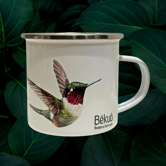 Jarrito de metal - Colibrí Estrellita Gorgimorada