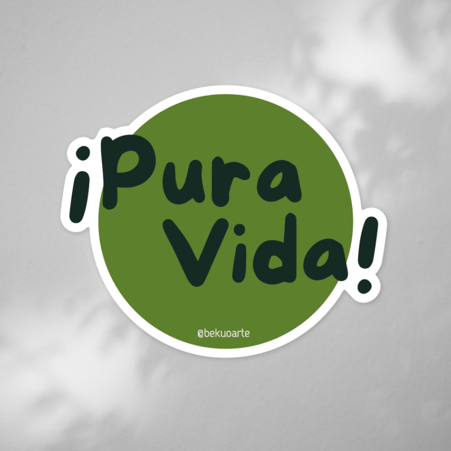 Sticker contra agua - Pura Vida
