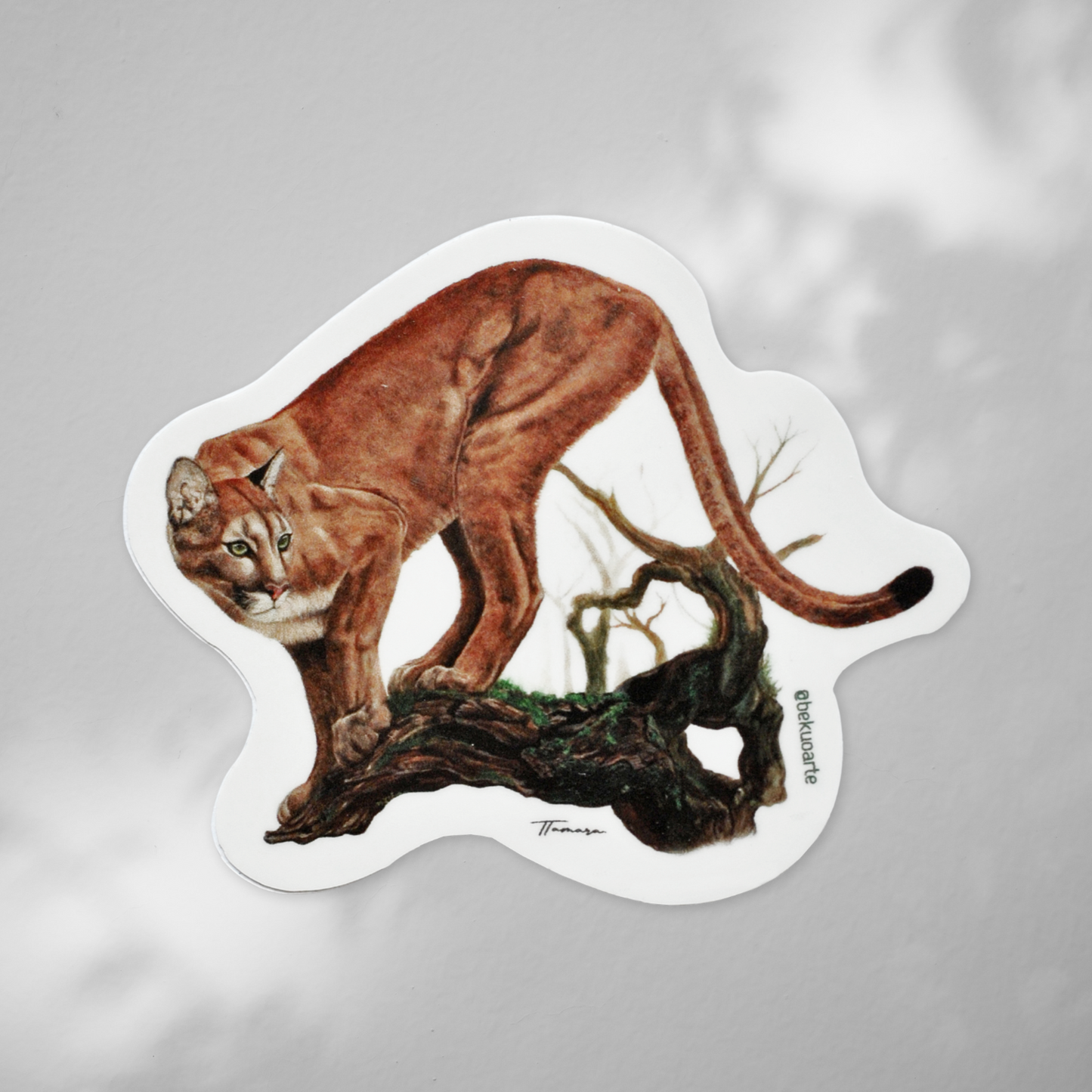 Sticker contra agua - Indómito de Montaña
