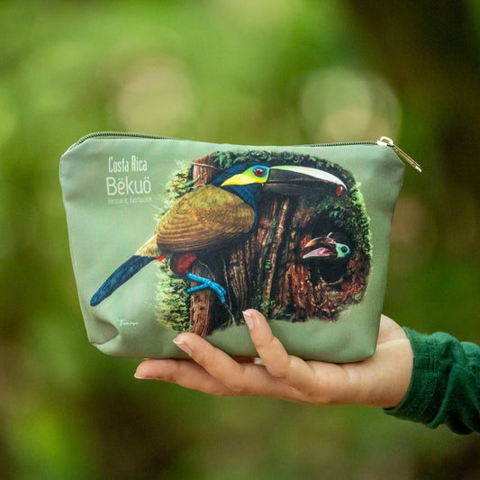 Cartuchera de viaje - Enigmático Tucán Orejiamarillo