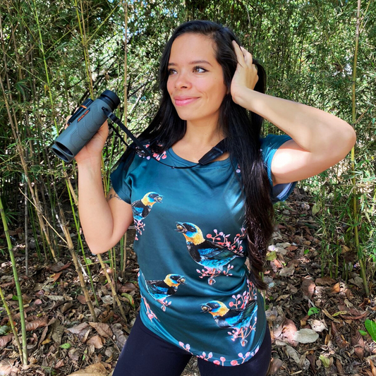 Blusa - Tangara Capuchidorada