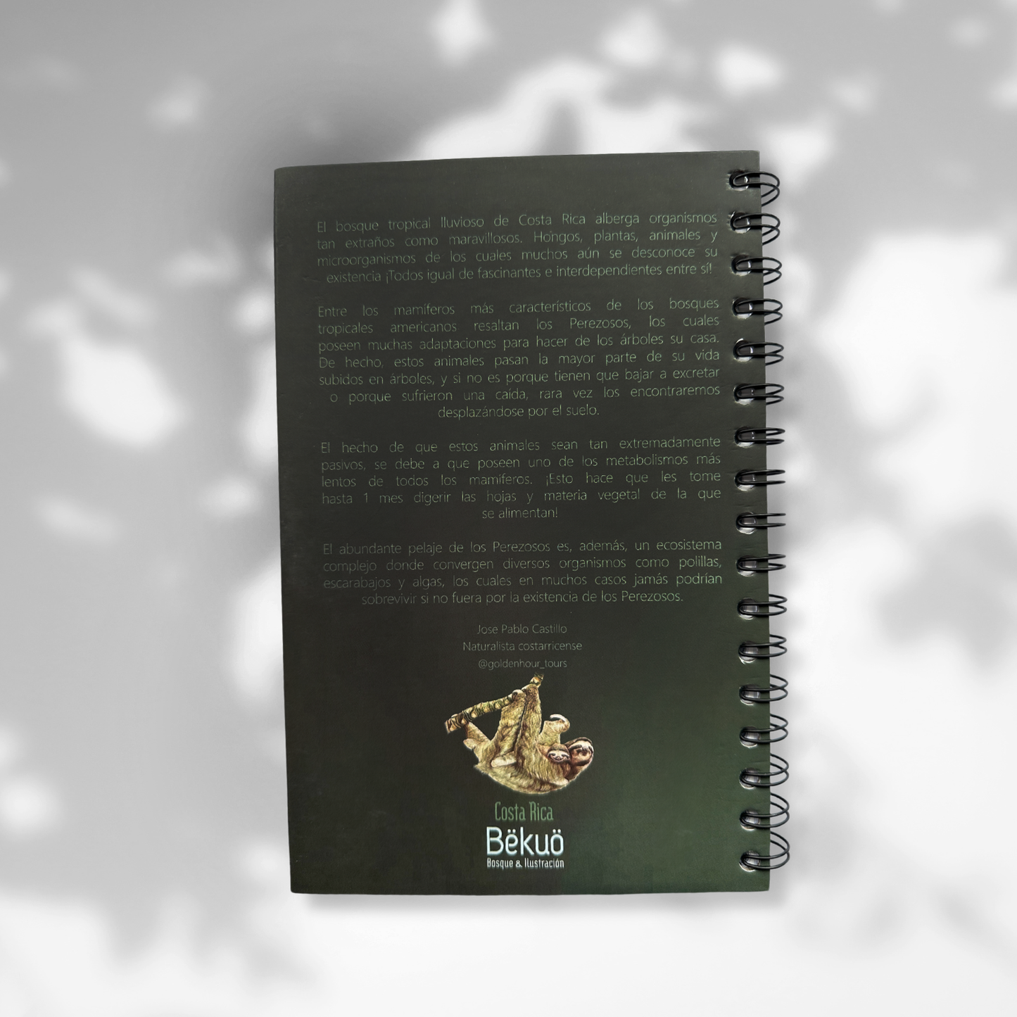 Libreta - Perezoso tono oscuro