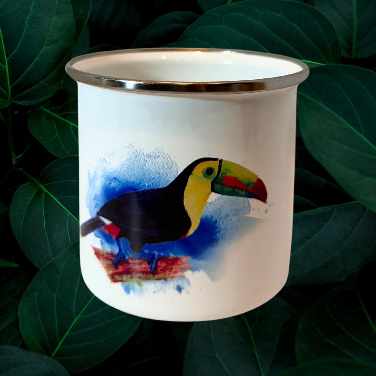 Jarrito de Metal - Tucán Pico Iris