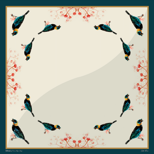 Pañuelo - Tangara Capuchidorada